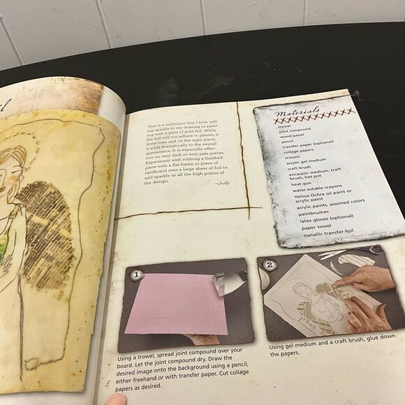 Plaster Studio Mixed Media Techniques Painting Casting and Sculpting Book - Picture 6 of 16